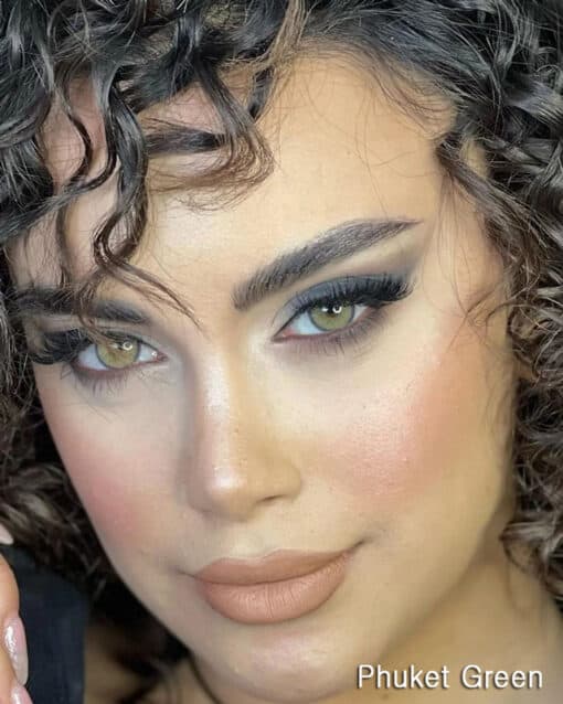 خرید لنز چشم رنگی اف ایکس پوکت گرین