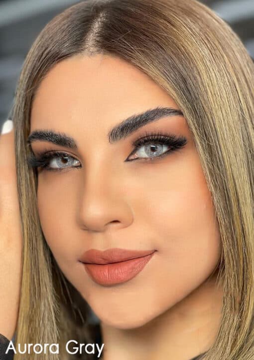 خرید لنز چشم رنگی سری ارورا گری
