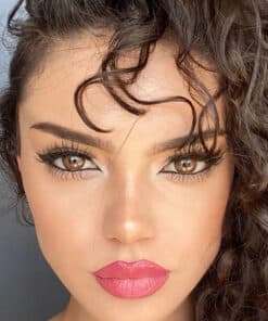 خرید لنز چشم سالانه اف ایکس رنگ چسنوت