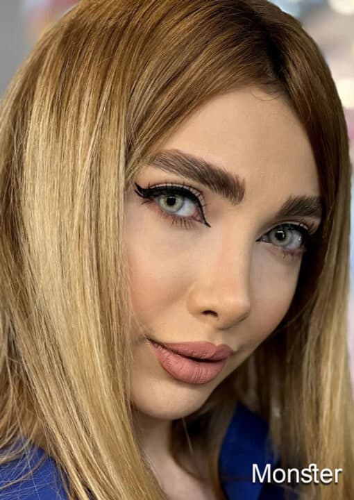 خرید لنز چشم سالانه اولبا رنگ مناستر