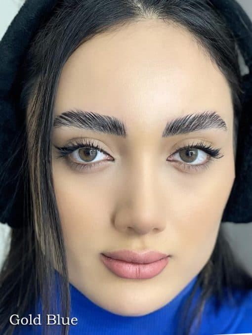 خرید لنز چشم آیس کالر گلد بلو