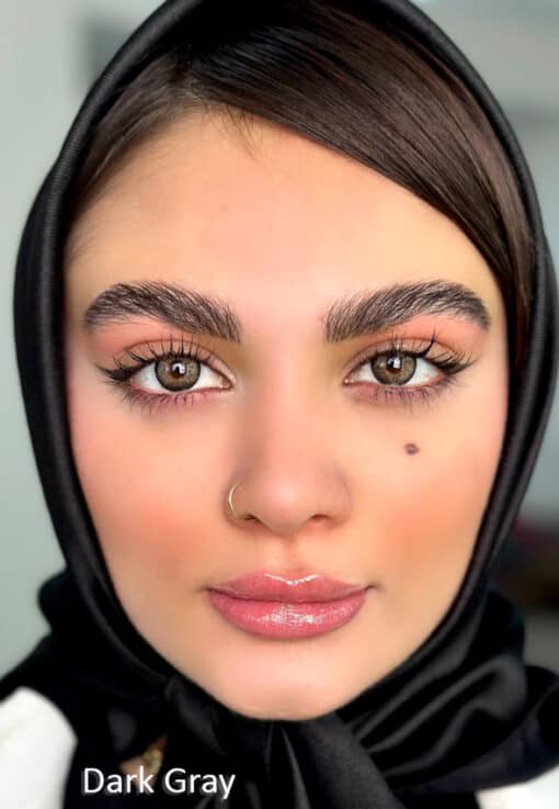 خرید لنز چشم رنگی سالانه یونیک دارک گری