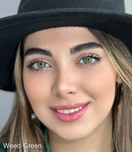 خرید لنز چشم رنگی سالانه یونیک وید گرین