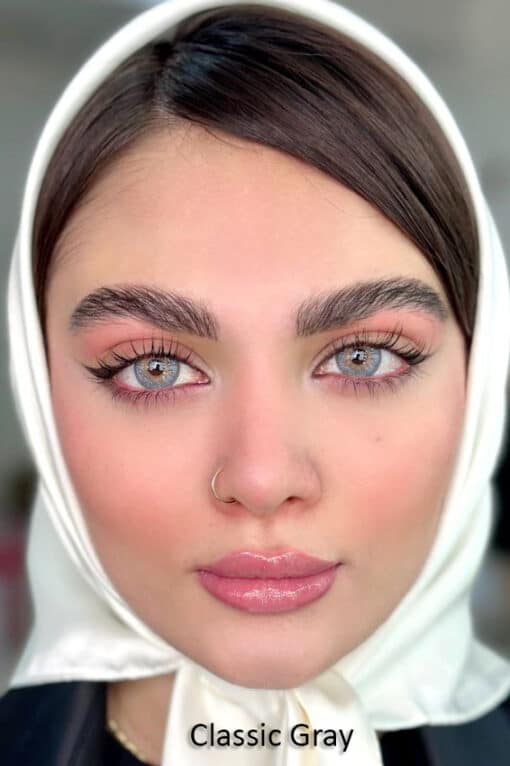 خرید لنز چشم رنگی سالانه یونیک کلاسیک گری
