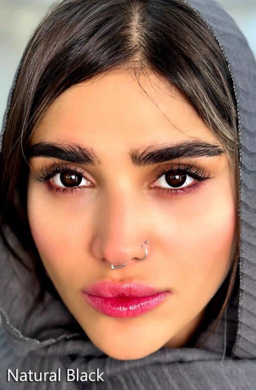 خرید لنز چشم سالانه برند یونیک نچرال بلک