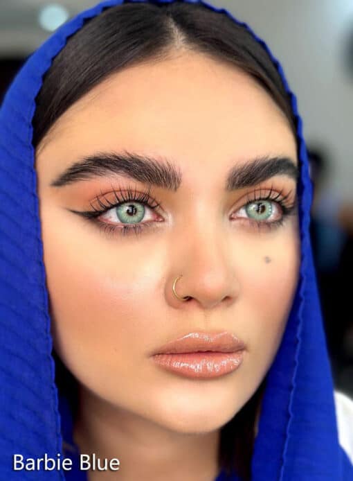 خرید لنز چشم سالانه یونیک باربی بلو