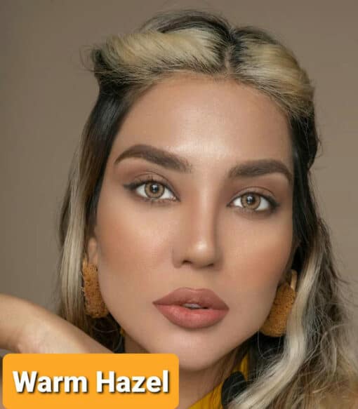 خرید لنز برمورنینگ رنگ وارم هازل