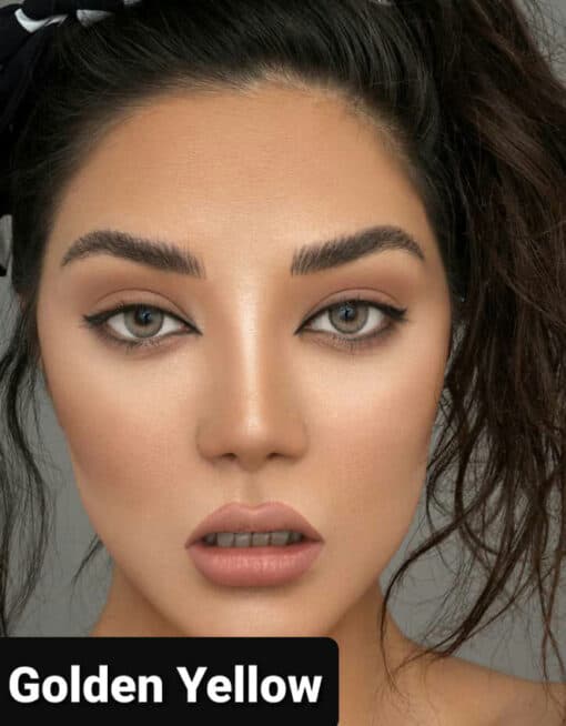 خرید لنز برند مورنینگ رنگ گلدن یلو