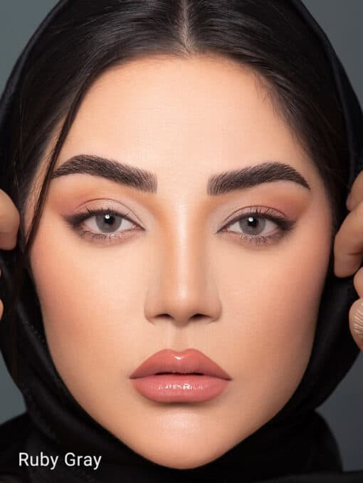 خرید لنز چشم اپتی کالر رنگ رابی گری