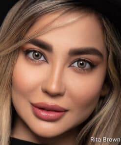 خرید لنز چشم اپتی کالر رنگ ریتا براون