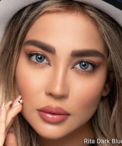 خرید لنز چشم اپتی کالر رنگ ریتا دارک بلو