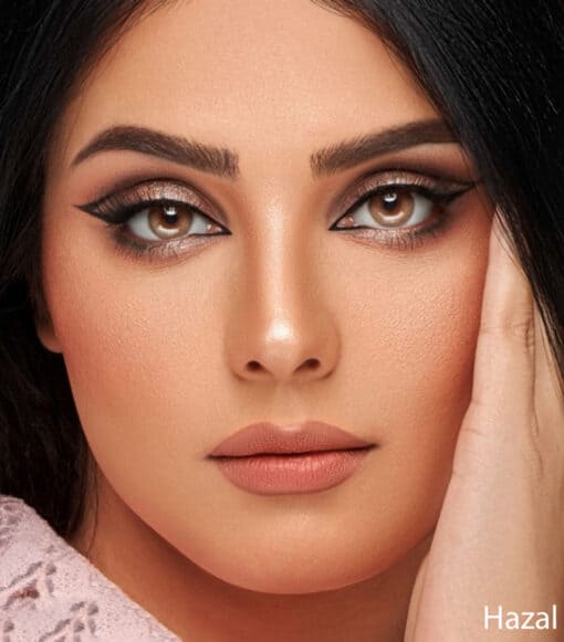خرید لنز چشم دهب نچرال هازل