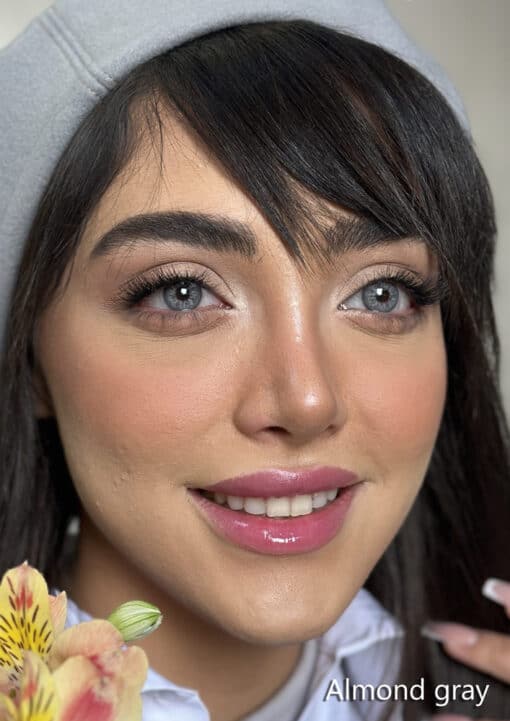 خرید لنز رنگی آماندا آلموند گری