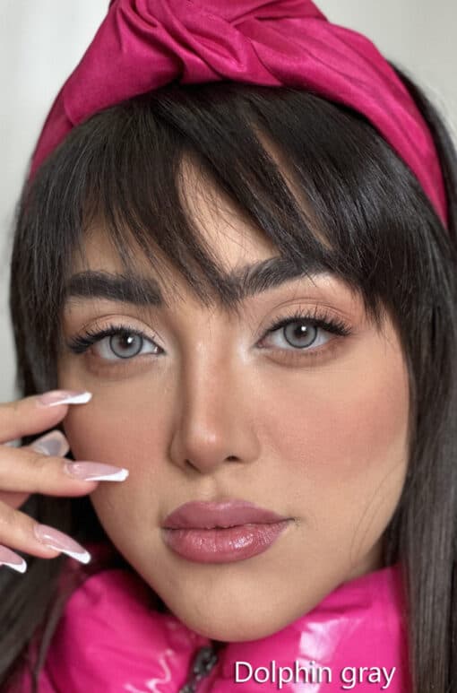 خرید لنز رنگی آماندا دلفین گری