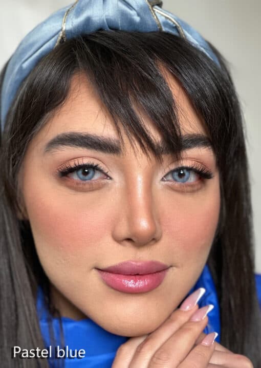 خرید لنز رنگی آماندا پاستیل بلو