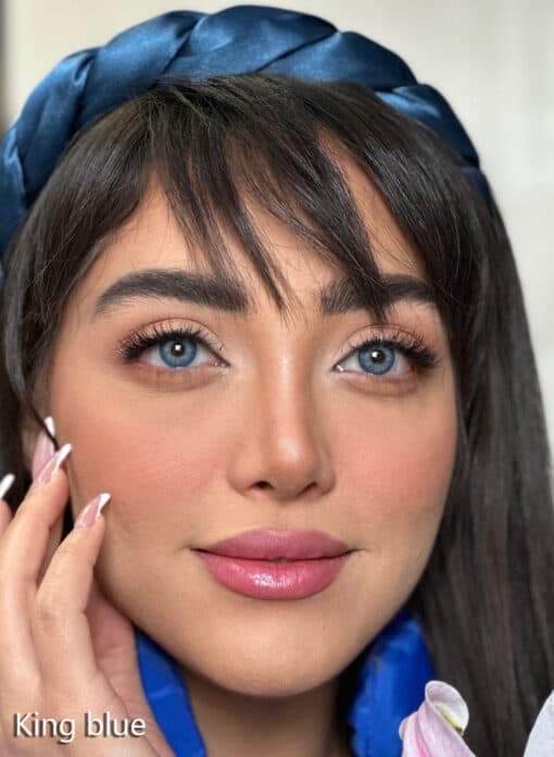 خرید لنز رنگی آماندا کینگ بلو